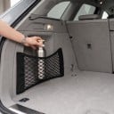 Elastická síťová kapsa do kufru auta 25 x 50 cm Dvouvrstvá síť se suchým zipem Polyester Černá Univerzální organizér na drobnosti 2