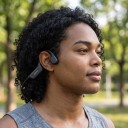 Sanag B33S Bone Conduction Sports Headphones with 32 GB Memory and Waterproof IPX8 Microphone with Up to 8 Hours Battery Life 2