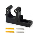 Wall-Mounted Bicycle Holder Adjustable for Tyre and Frame 1.0–2.8 Inches 99 x 62 x 32 mm Load Capacity 10 kg For Garage and Cellar 7