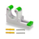 Wall-Mounted Bicycle Holder Adjustable for Tyre and Frame 1.0–2.8 Inches 99 x 62 x 32 mm Load Capacity 10 kg For Garage and Cellar 10