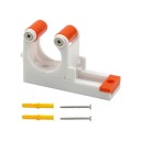 Wall-Mounted Bicycle Holder Adjustable for Tyre and Frame 1.0–2.8 Inches 99 x 62 x 32 mm Load Capacity 10 kg For Garage and Cellar 12