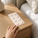 Magnetický nosní dilatátor proti chrápání Sada 4 pásků S2 M1 M2 L1 a 30 čtvercových náplastí Černý pro volné dýchání nosem ve spánku 4
