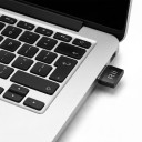 Mus bevægelsessimulator Mouse Jiggler Rii RT301 med USB-C adapter Mini 22 x 14,5 x 6 mm Sort Uden drivere mod computerens dvale 6