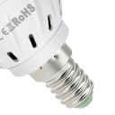 LED lâmpada para cultivo de plantas E14 60 LED Espectro vermelho e azul SMD 2835 Corpo plástico branco Para mudas ervas e flores 6