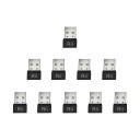 Mus bevægelsessimulator Mouse Jiggler 10 stk Rii RT301 USB-A Mini 22 x 14,5 x 6 mm Uden drivere mod computerens dvaletilstand 1
