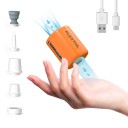 Mini Electric Pump 4.3 x 4.6 x 5.8 cm with a Pressure of 4 kPa and a Flow Rate of 180 l/min for Inflating and Deflating Sleeping Mats 6