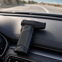 Ventilator turbo cu acumulator 2 în 1 Fără fir pentru suflare și aspirare Recipient pentru praf cu filtru Duza cu perie USB-C Negru Aspirator manual 5