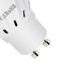 LED lâmpada para cultivo de plantas GU10 80 LED Espectro vermelho e azul SMD 2835 Corpo plástico branco Para mudas ervas e flores 3