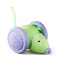 Interactive Robotic Mouse for Cats 6 x 4 cm Rechargeable Electric Toy Glowing Tail Touch Activation Silent Operation 6
