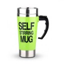 Self-Mixing Mug 450 ml with Lid and Button on the Handle for Automatic Battery Mixing for Coffee, Cocoa and Dairy Drinks 7