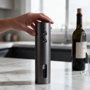 Elektrisk vinöppnare Uppladdningsbar automatisk korkskruv Svart Två kontrollknappar Genomskinligt fönster För köket och baren 3