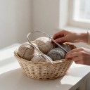 Rustfri rund strikkepind 1,7 mm med en længde på 100 cm Metalspidser Til sokker, handsker og blonder Til magic loop teknik 6