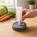 Fermenteringslåg med gærventil 86 mm Plastlåg til konserveringsglas med bred åbning Til fermentering af grøntsager 3