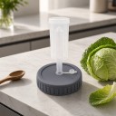 Fermenteringslåg med gærventil 86 mm Plastlåg til konserveringsglas med bred åbning Til fermentering af grøntsager 5