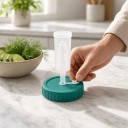 Fermenteringslåg med gærventil 86 mm Plastlåg til konserveringsglas med bred åbning Til fermentering af grøntsager 6