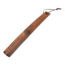 Wooden Shoe Horn 30 cm Longer Shoe Horn Made of Solid Wood with Hanging Loop Brown For Easy Dressing at Home or in a Hotel 1