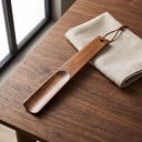 Wooden Shoe Horn 30 cm Longer Shoe Horn Made of Solid Wood with Hanging Loop Brown For Easy Dressing at Home or in a Hotel 2
