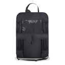 Organizér na opěradlo auta s průhlednou kapsou na tablet 61 x 41,7 cm Oxford látka 600D Černý Ochrana sedadla proti okopání 1