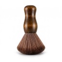 Anti-static Brush for Vinyl Records 16 cm Ergonomic Solid Wood Handle Soft Dense Bristles Brown For LP Records and Turntables 1