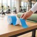 Kineziologický tejp předstřižený 5 cm x 5 m 20 pásků po 25 cm Bavlněná elastická páska Voděodolná a prodyšná pro sport 4