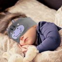 Children's Bluetooth 5.0 Headphones with Headband Animal Design Battery Life 10 Hours Thin Speakers 9.9 mm For Sleeping and Travelling 13