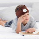 Children's Bluetooth 5.0 Headphones with Headband Animal Design Battery Life 10 Hours Thin Speakers 9.9 mm For Sleeping and Travelling 17