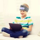 Children's Bluetooth 5.0 Headphones with Headband Animal Design Battery Life 10 Hours Thin Speakers 9.9 mm For Sleeping and Travelling 18