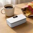 Mini zacskószeletelő 2 az 1-ben késsel LED kijelző 6 fokozat Svar 95 mm Akkumulátor 1600 mAh USB-C Mágneses élelmiszerzáró 3