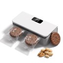 Mini zacskószeletelő 2 az 1-ben késsel LED kijelző 6 fokozat Svar 95 mm Akkumulátor 1600 mAh USB-C Mágneses élelmiszerzáró 4