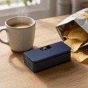 Mini zacskószeletelő 2 az 1-ben késsel LED kijelző 6 fokozat Svar 95 mm Akkumulátor 1600 mAh USB-C Mágneses élelmiszerzáró 5