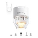 Mini Electric Pump Flextail Tiny Pump 3X 4.4 x 4.4 x 5.9 cm 68 g 5 kPa 300 l/min with Light 400 lm and 5 Attachments White for Sleeping Mats 1