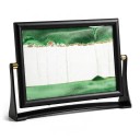 Image 3D rotatif avec sable mobile de 5 pouces Image de sable à écoulement 15 x 10 cm avec support Décoration relaxante de table 11