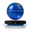 Globe lévitant 14 cm avec carte du monde Lévitation magnétique Socle avec cadran et lumière LED colorée Contrôle tactile Lampe de nuit 3