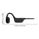 Bluetooth 6.0 Neckband Open Ear Sports Headphones with Microphone MP3 Player with microSD Card Slot and IP56 Resistance 10