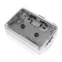 Přenosný kazetový přehrávač s převodem do MP3 na USB Vestavěný reproduktor 110 x 75 x 25 mm Průhledný Pro digitalizaci starých kazet 4