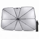 Sluneční clona deštník na čelní sklo Tesla Model 3 Highland a Model Y Juniper 150 x 80 cm Skládací Reflexní polyester Stříbrná 1