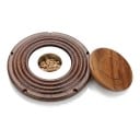 Ensemble pour aromatiser les cocktails avec fumée Fumeur en bois 9,9 cm avec filtre en métal et couvercle 4 boîtes de copeaux Cuillère 4