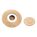 Ensemble pour aromatiser les cocktails avec fumée Fumeur en bois 9,9 cm avec filtre en métal et couvercle 4 boîtes de copeaux Cuillère 5