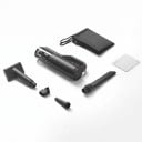 Bezdrôtový ručný vysávač do auta 21 kPa 2400 mAh Bezkartáčový motor Pätistupňová filtrácia USB-C Čierny Pre auto i domácnosť 8