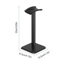 Suport pentru căști cu perniță moale Bază pătrată 10,5 x 10,5 cm Demontabil Pentru headset-uri de gaming și AirPods Max 7