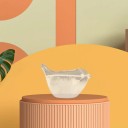 Γυάλινο μπαρόμετρο Storm Glass σε σχήμα επιμηκυμένου πουλιού Διαφανής προγνωστικός καιρός Διακόσμηση τραπεζιού 4