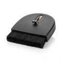 Record Cleaning Brush 75 x 55 mm Retractable Bristles with Sliding Slider ABS Case Black Antistatic Cleaning of LP Records and Turntables 4