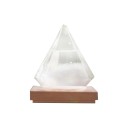 Γυάλινη πυραμίδα Storm Glass με ξύλινη βάση Γυάλινος βαρόμετρο με κρύσταλλα Διαφανής Προβλέπτης καιρού Διακόσμηση 3