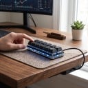 Programovatelná makro klávesnice 12 kláves Mechanické spínače Outemu Red RGB podsvícení USB-C 11,9 cm pro hry a práci 4
