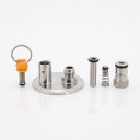 Endekappe Tri Clamp 2 tommer 64 mm med overtryksventil 17 PSI og gasstik Ball Lock Rustfrit stål Til hjemmebryggeri 2