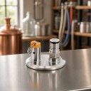 Endekappe Tri Clamp 2 tommer 64 mm med overtryksventil 17 PSI og gasstik Ball Lock Rustfrit stål Til hjemmebryggeri 3