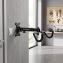 ROCKBROS Horizontal Wall-Mounted Bike Holder 90° Folding Retractable Arm 34–44 cm Load Capacity 30 kg Carbon Steel Black For Garage and Flat 2