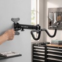 ROCKBROS Horizontal Wall-Mounted Bike Holder 90° Folding Retractable Arm 34–44 cm Load Capacity 30 kg Carbon Steel Black For Garage and Flat 4