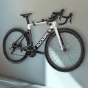 ROCKBROS Horizontal Wall-Mounted Bike Holder 90° Folding Retractable Arm 34–44 cm Load Capacity 30 kg Carbon Steel Black For Garage and Flat 5