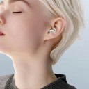 Wireless Sleep Headphones Bluetooth 5.3 Small Earbuds for Side Sleeping Passive Noise Isolation 28 dB With Microphone 2